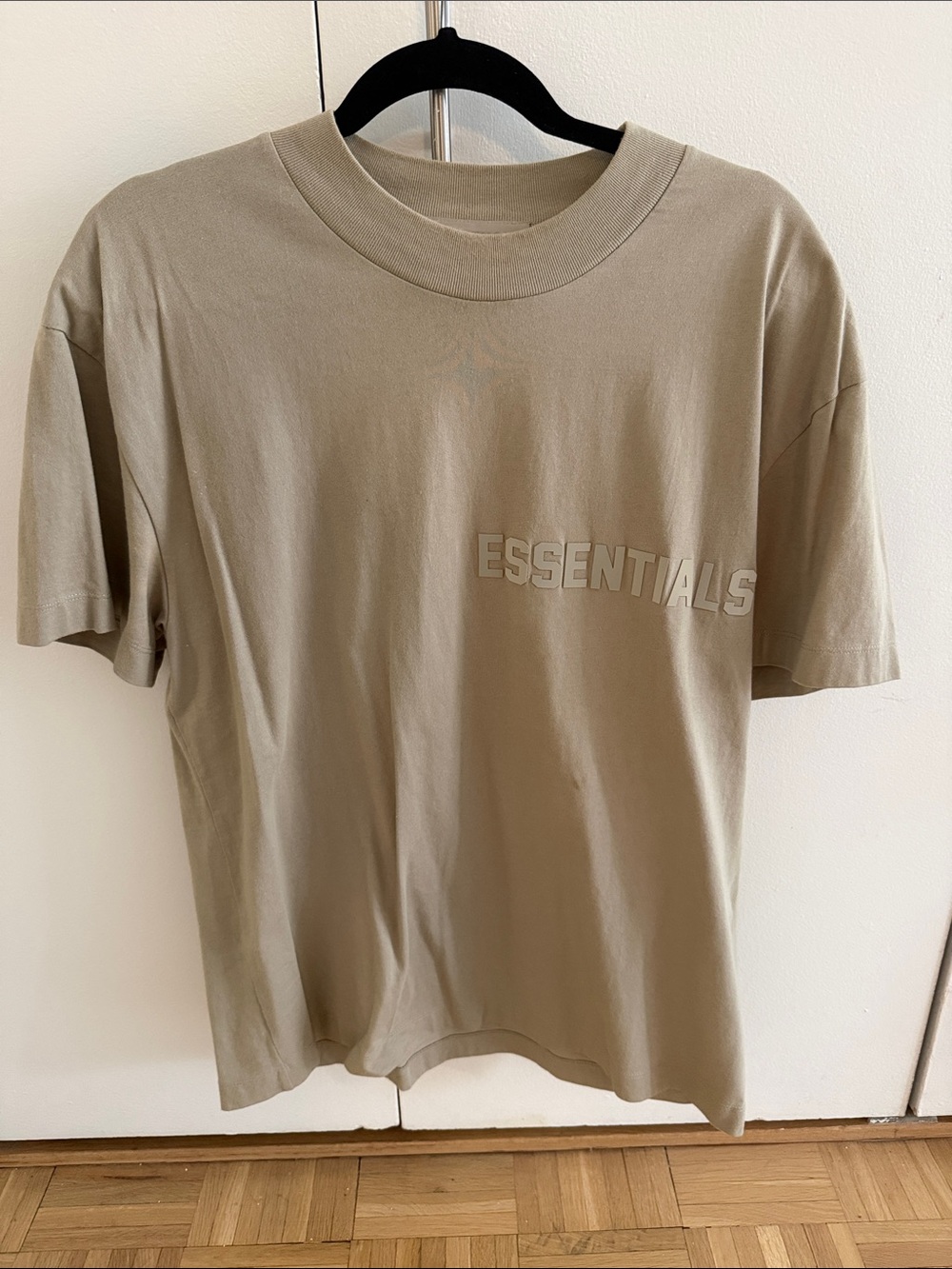 Fear of God Essentials Short Sleeve T‑Shirt in Beige